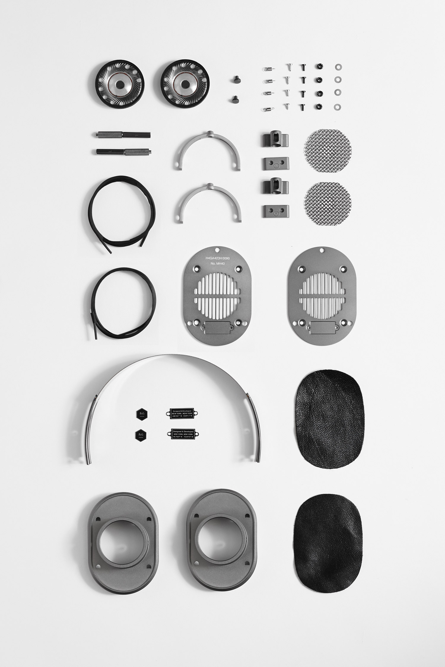 The MH40 Over Ear Headphones deconstructed