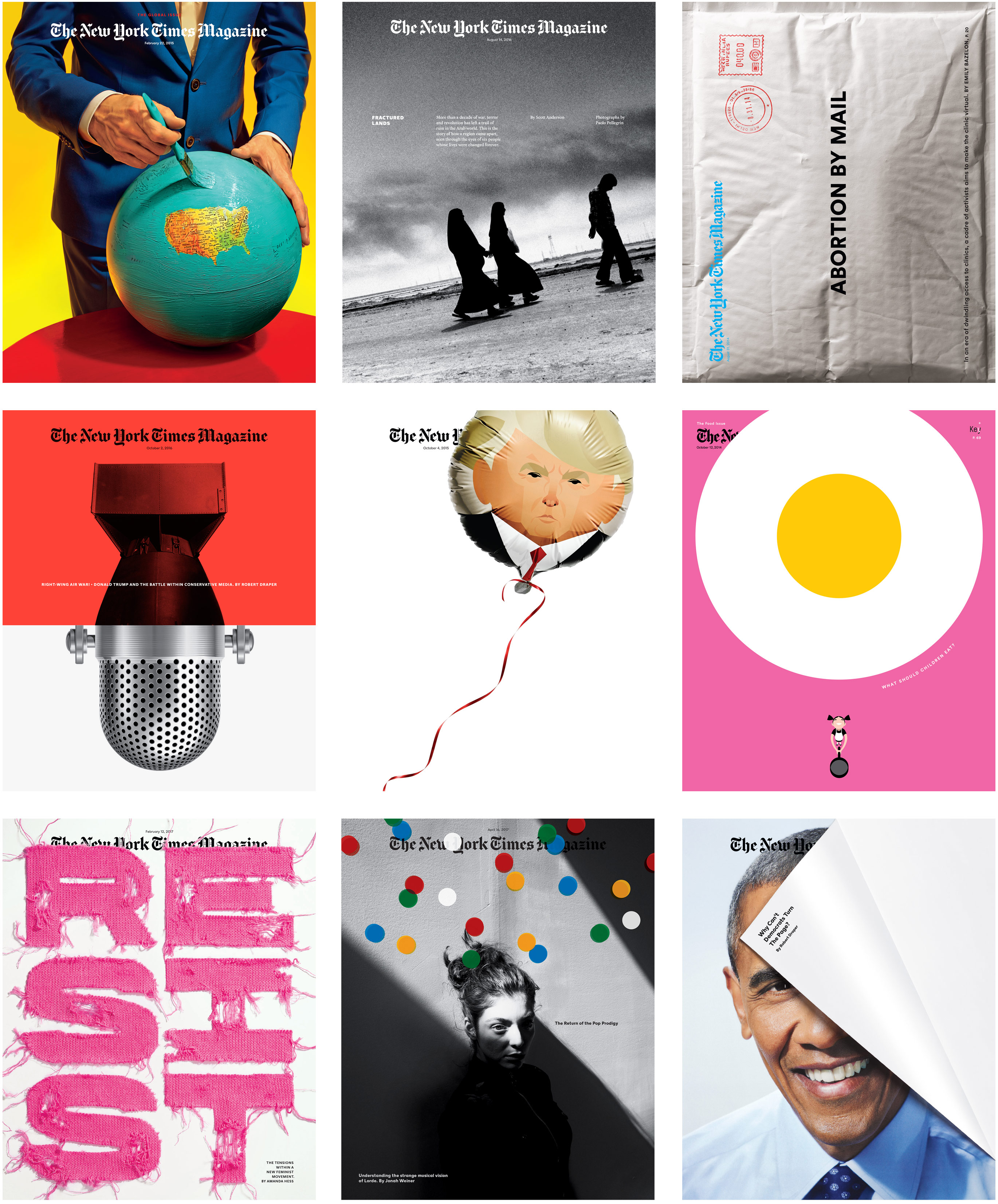 New York Times Magazine covers 