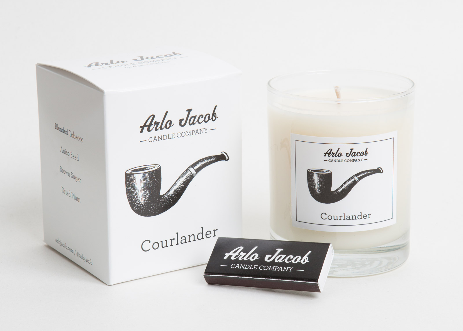 Arlo Jacob Candle Company’s Courlander candle