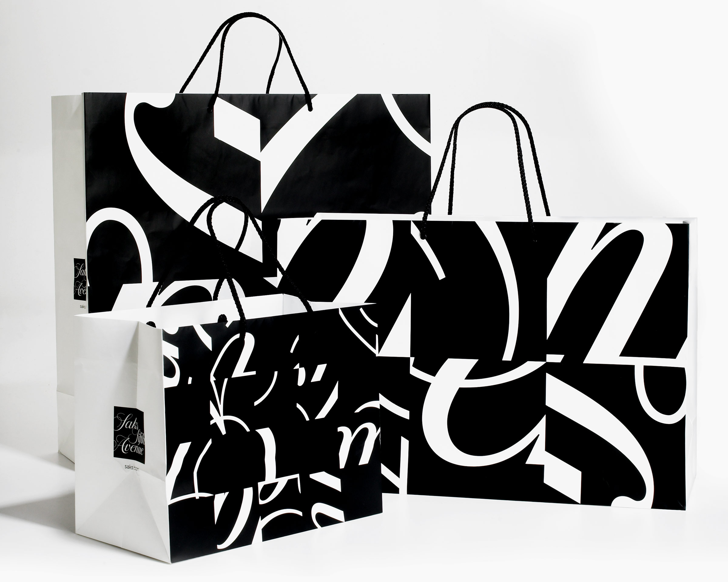 Saks Fifth Avenue shopping bags