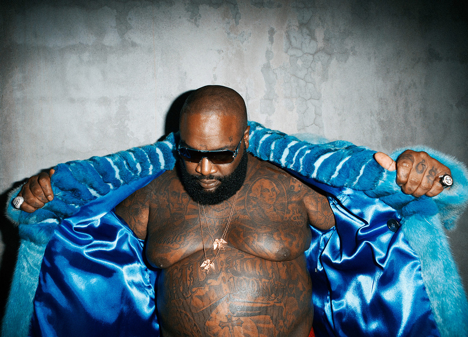 Rick Ross for the cover of The Source