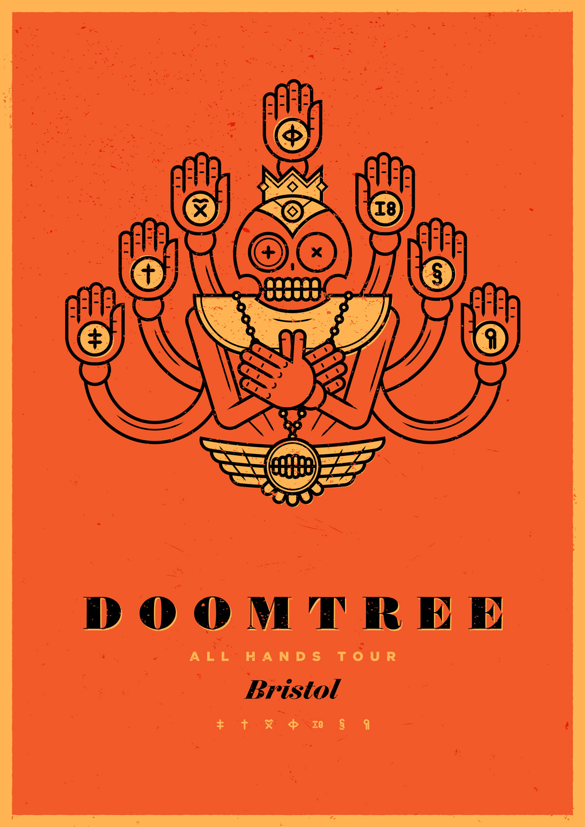 Doomtree poster illustration, personal work