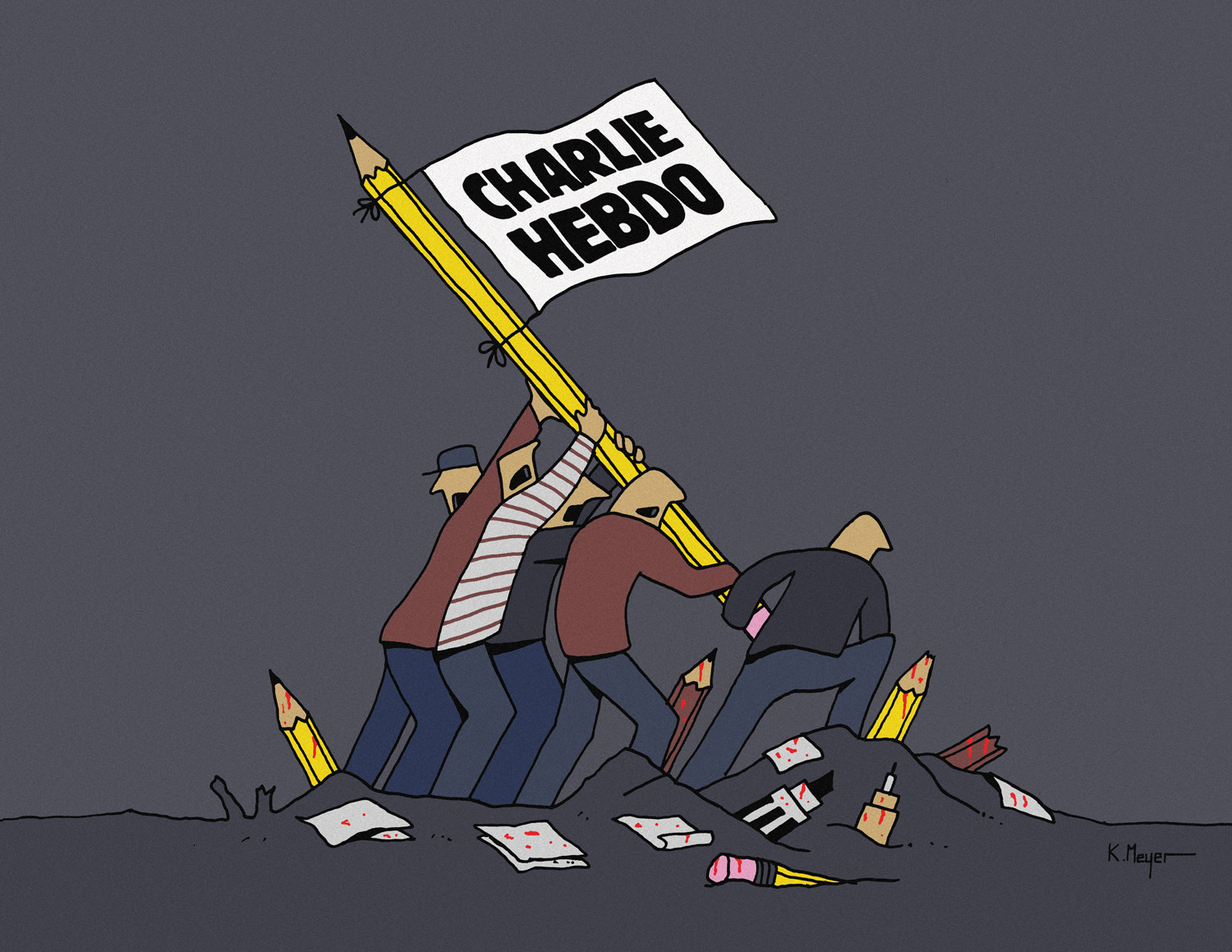 Cherlie Hebdo: Personal artwork