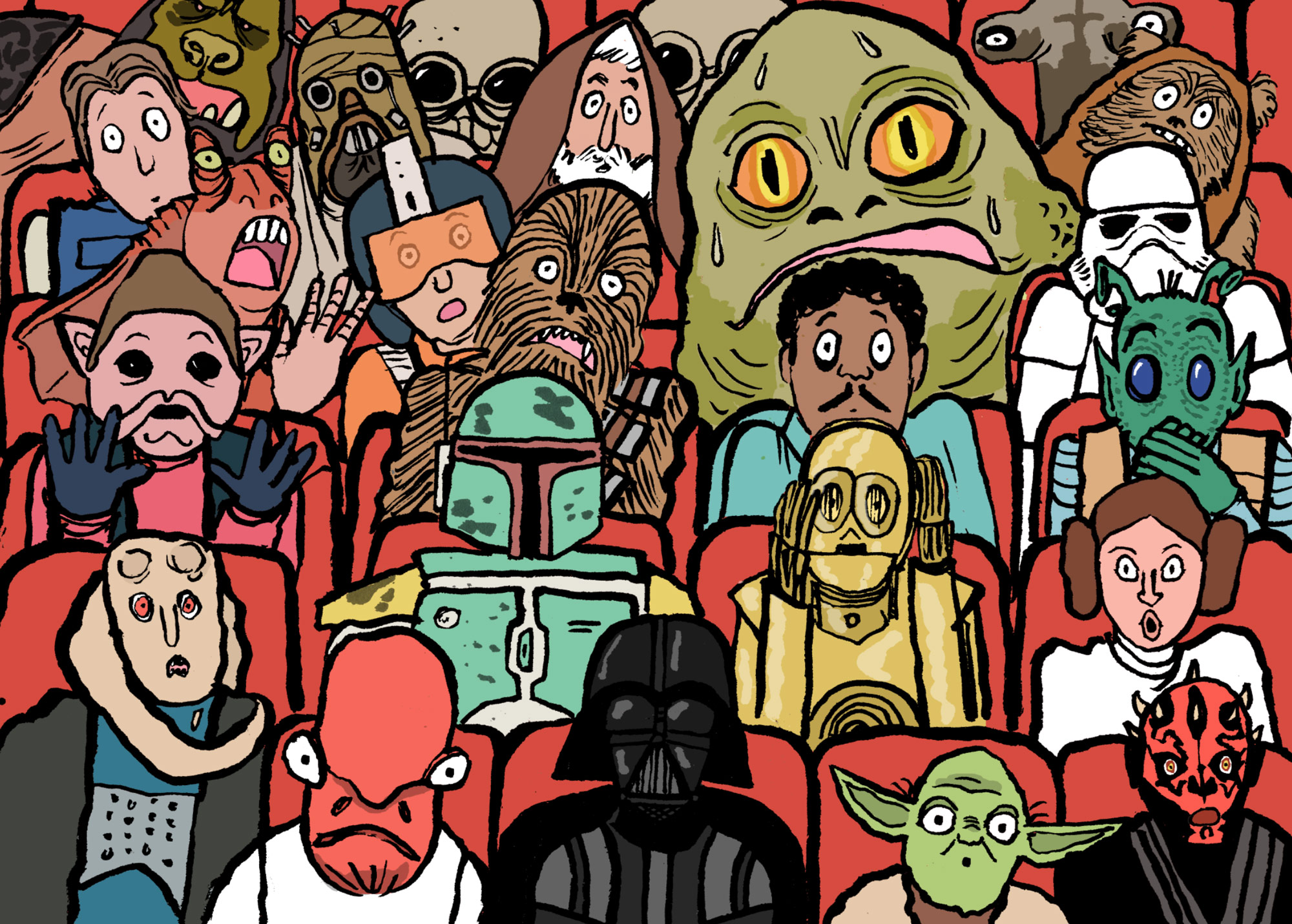 Making Way: A theatre full of Star Wars characters