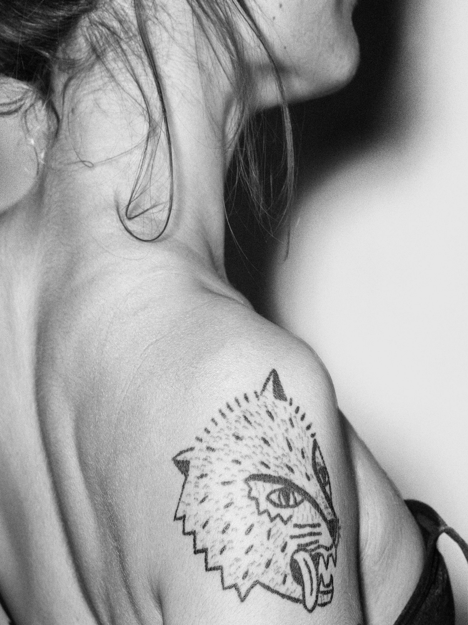 Jenna Bouma - stick and poke tattoo