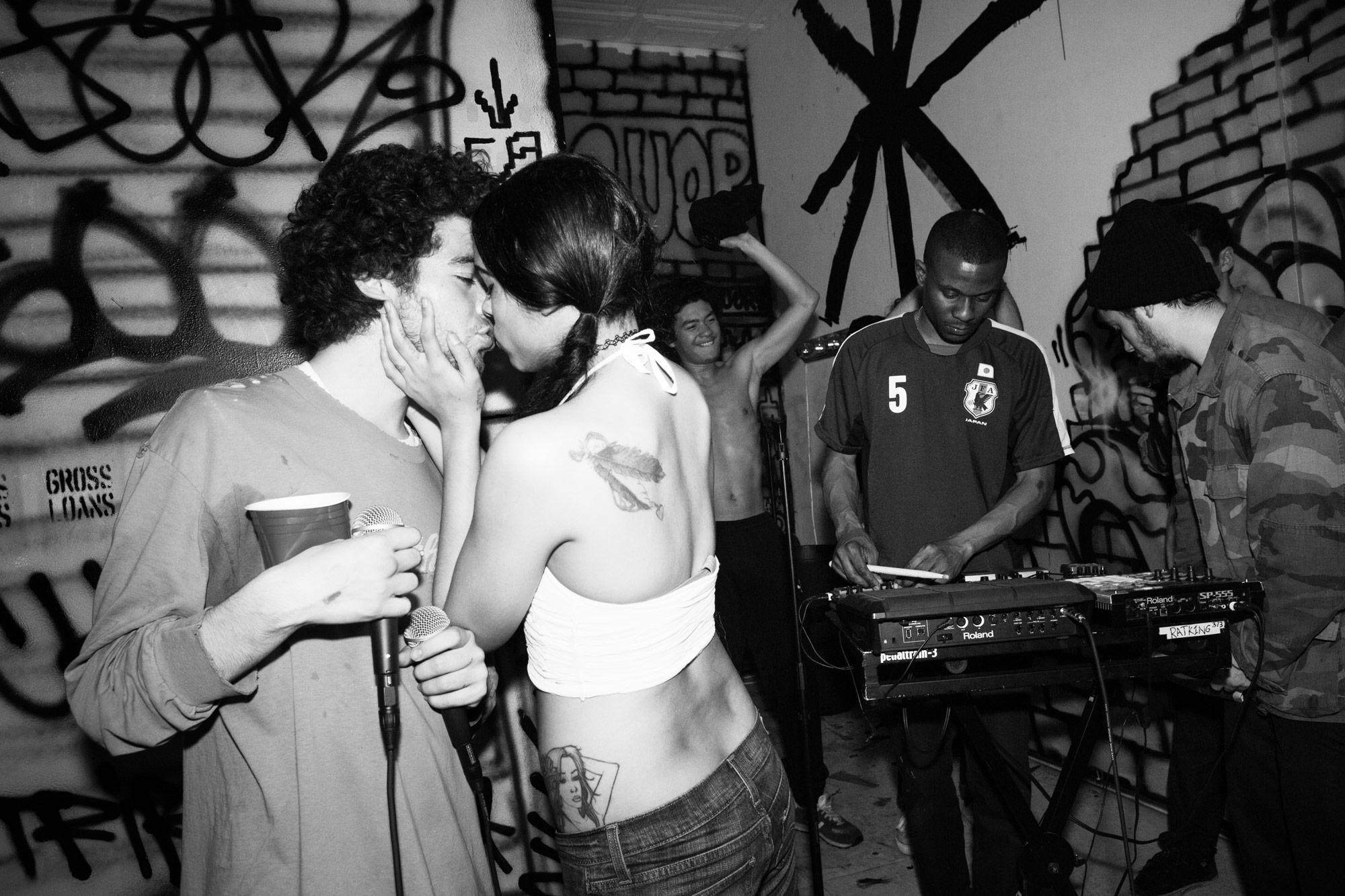 Wiki of Ratking with his girlfriend and fellow rapper, Princess Nokia, aka Wavy Spice, at Ratking’s release show at Babycastles, an experimental exhibition space