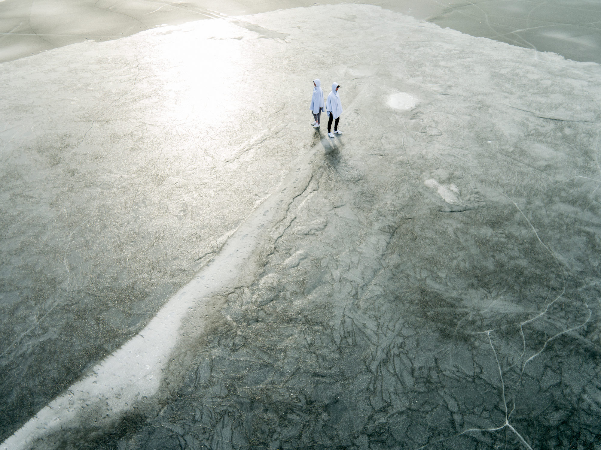 A fashion shoot for The Arrivals in collaboration with Snarkitecture 