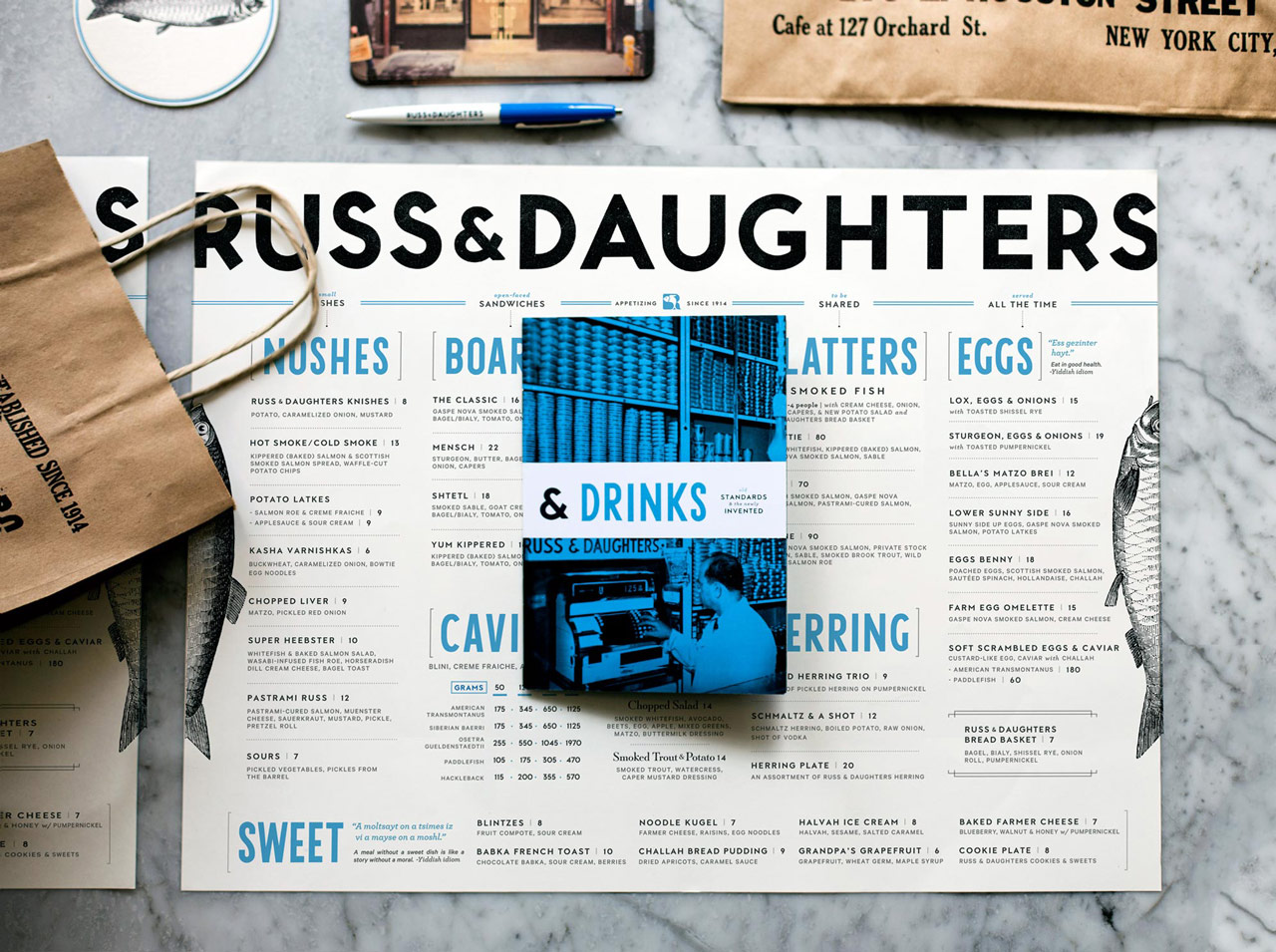 Russ & Daughters branding work