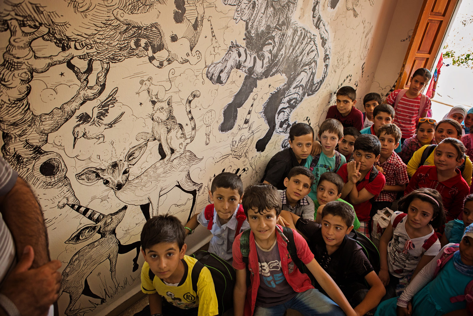 Murals at Salam School