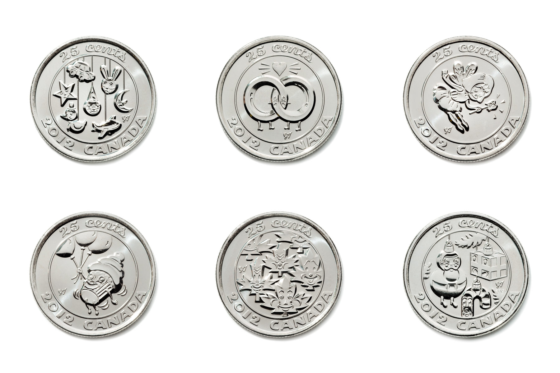 Royal Canadian Mint coins