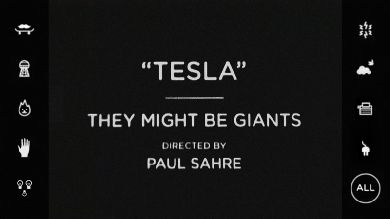 Tesla screen - They Might Be Giants