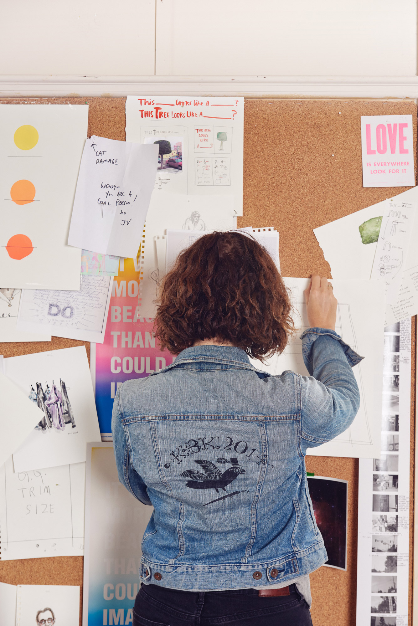 Wendy in her studio