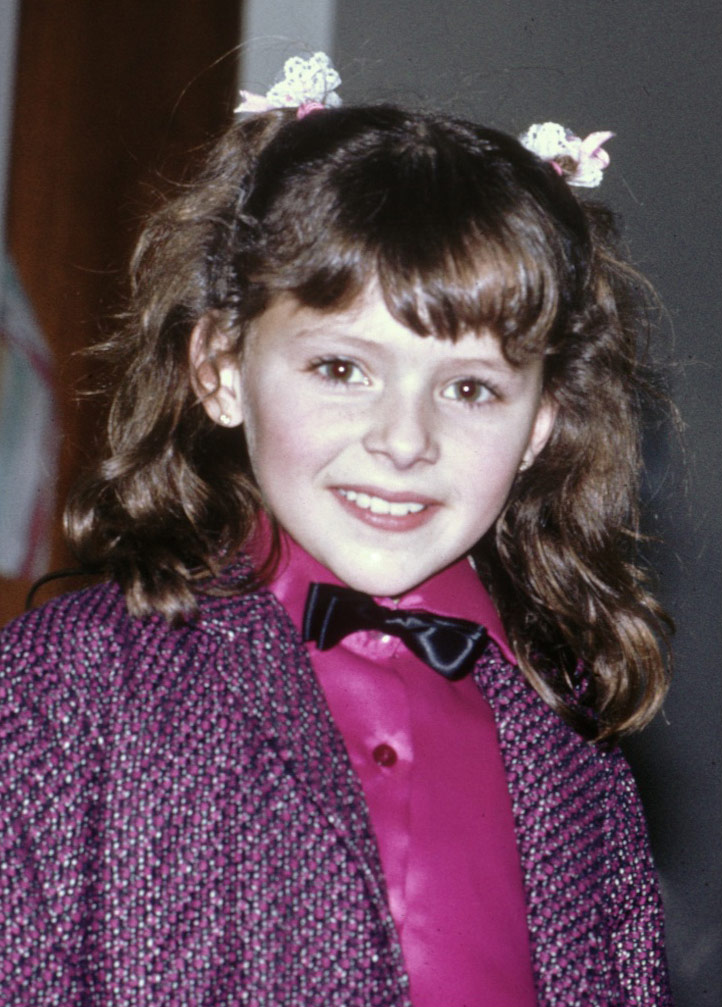 Emilíana around age nine when she started in choir