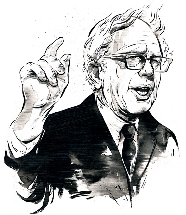 Portrait of Bernie Sanders