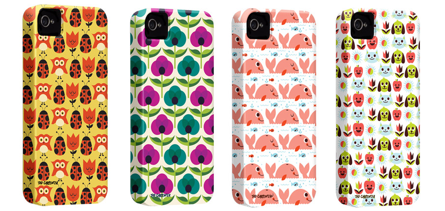 Case-Mate phone cases with Tad's illustrations
