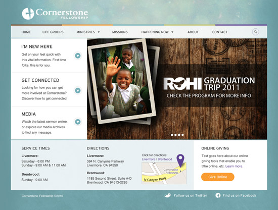 Cornerstone Fellowship website