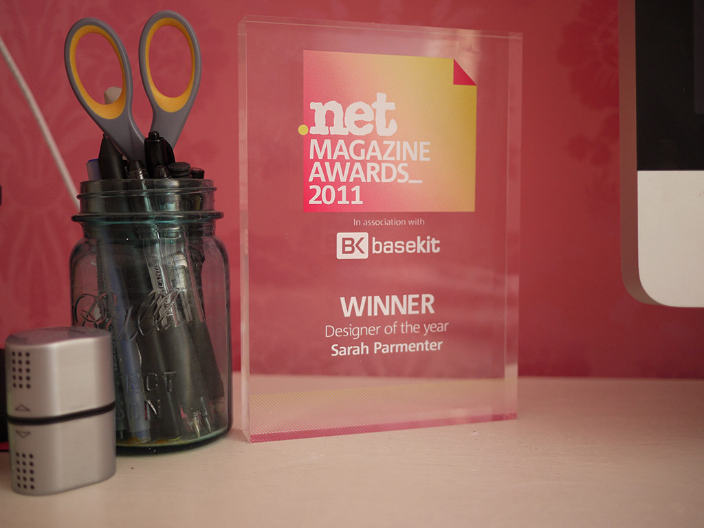 .net magazine 2011 designer of the year award