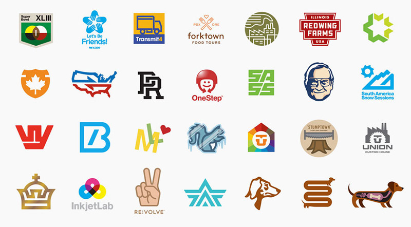 Logos by Draplin