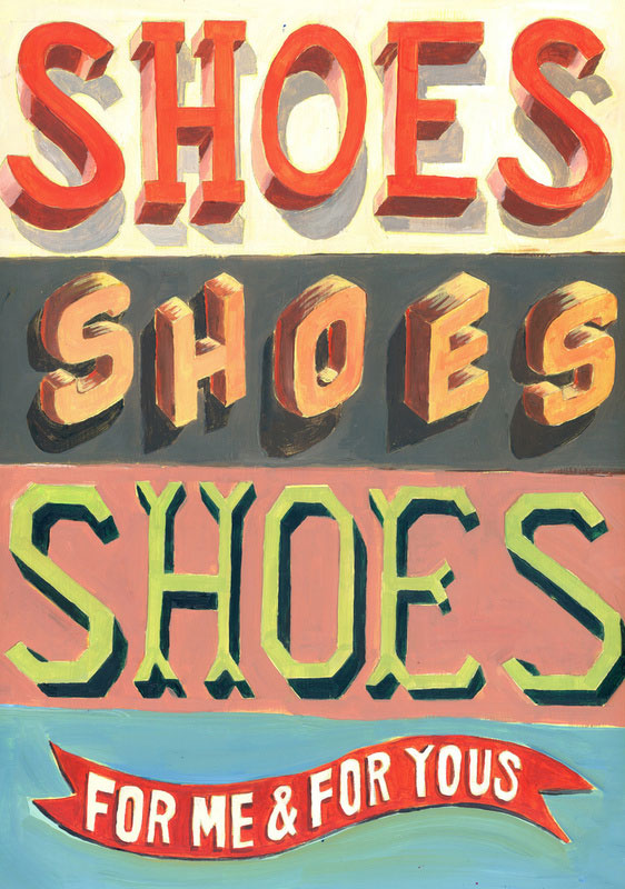 Illustration: Shoes Shoes Shoes for Me and for Yous