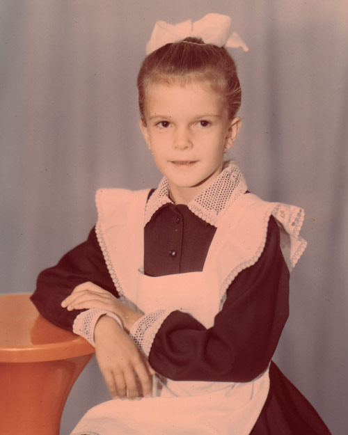portrait of Vik Harrison, age 7