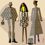 Monica Ahanonu designs for Ferragamo